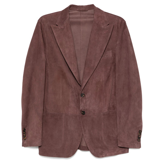 Leather Outerwears Brown