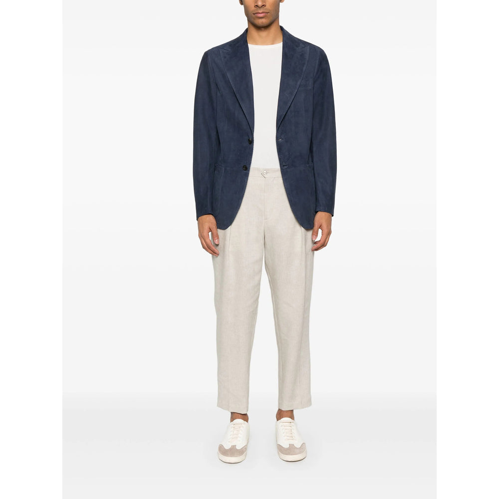 Rifugio Leather Outerwears - Blue | 4a05ac6adea4b367b86175981a947bb2726cf0ec