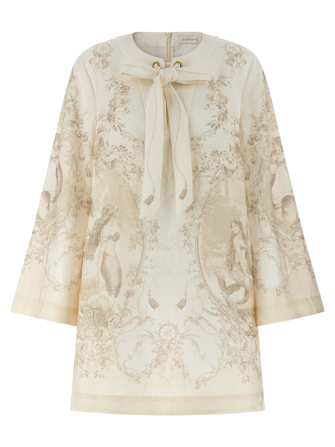 Zimmermann Tunic Dress Dresses - Beige | 9e06d77199f8249fdf46fe4036885f67b3141947