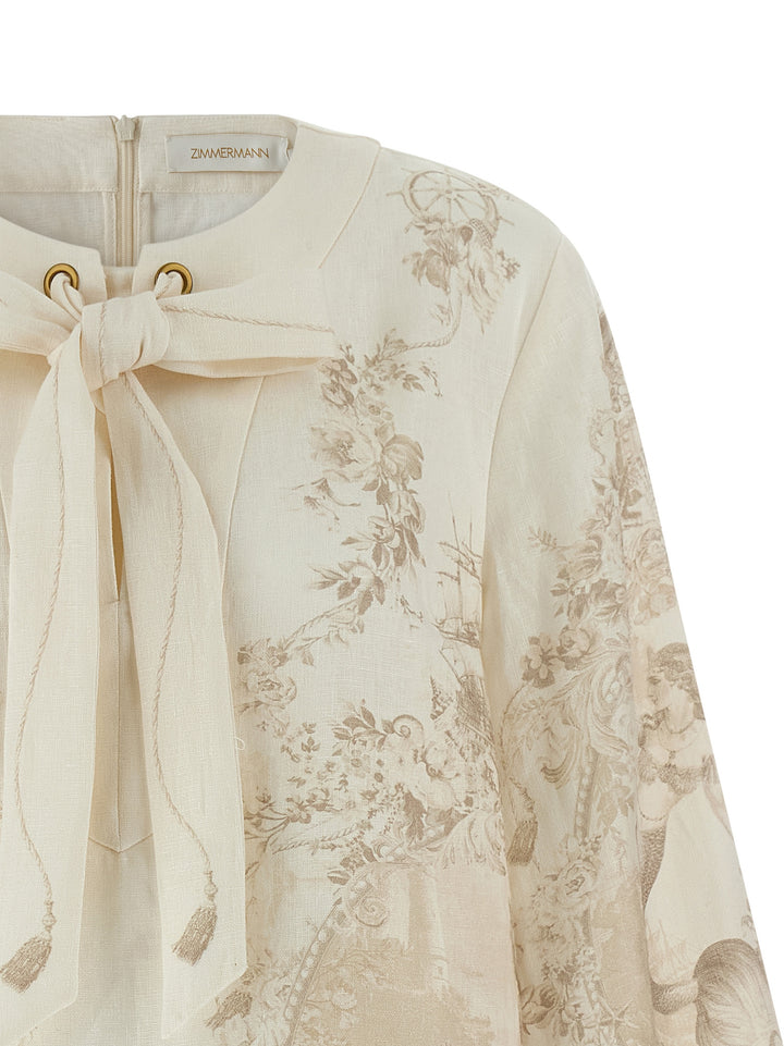 Zimmermann Tunic Dress Dresses - Beige | 107f35d4a2b23a8b3467fb4adcb9b6e851c90231