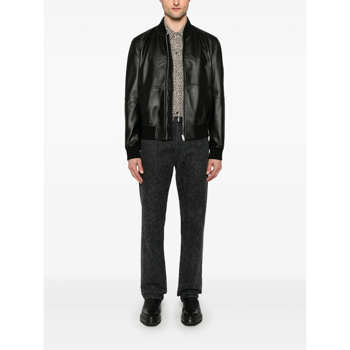 Salvatore Santoro Leather Outerwears - Neutral, Black | 5977785894bd9cdee63d5799923212b5c6a17857