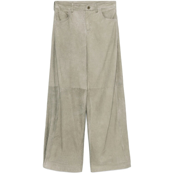 Leather Pants Green