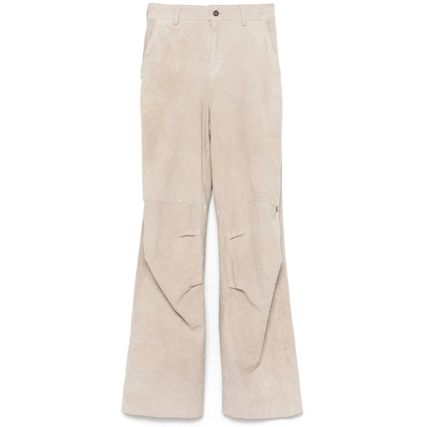 Leather Pants Gray