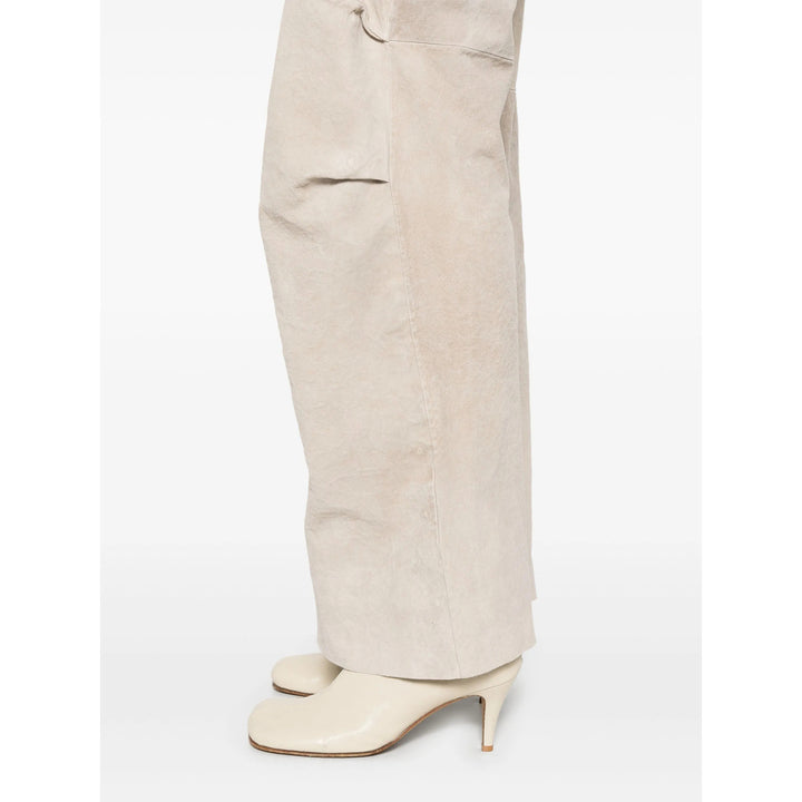 Salvatore Santoro Leather Pants - Gray | 286bb719c524fc70233c895dea465d924f802905