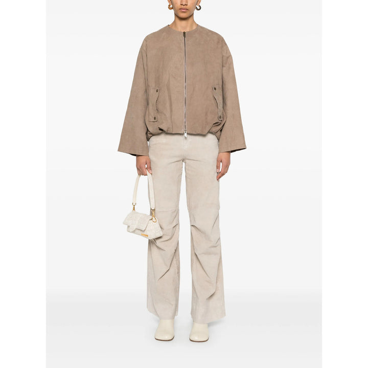 Salvatore Santoro Leather Pants - Gray | 9606635fb6653441cbbf2073a1a37eb3fe9e8bd8