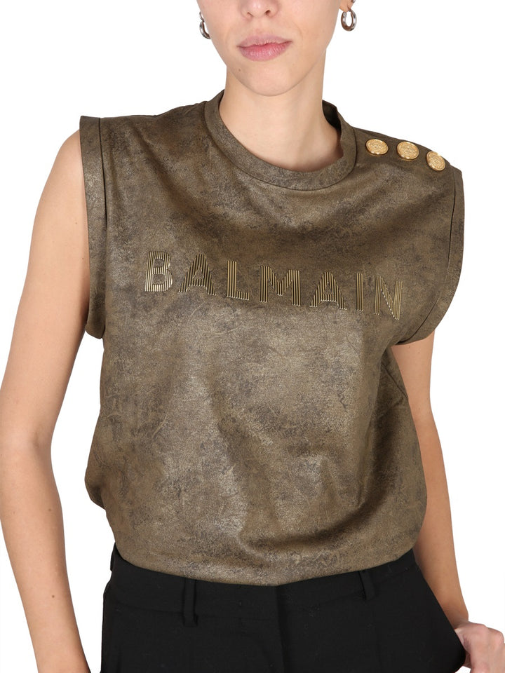 Balmain T shirts - Green | Wanan Luxury