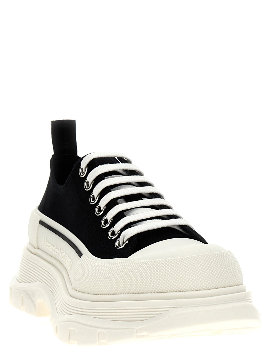 Mcqueen Canvas Sack Sneakers - White/Black | eb8919189dbb495b55bb15e60d9d8204c16f7933