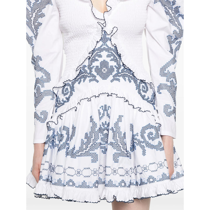 Alemais Dresses - White, Blue | dfb8a3d233d0f7930b5c54e58ade979edf22182a