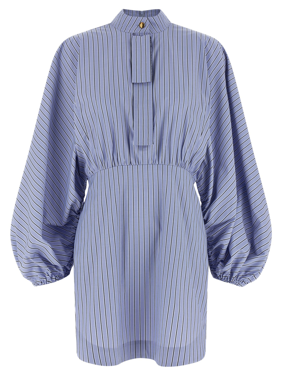Zimmermann Drawstring Stripe Mini Dresses - Light Blue | 6e5d99ab36e60c4b2018d786b7b2f4d475443068