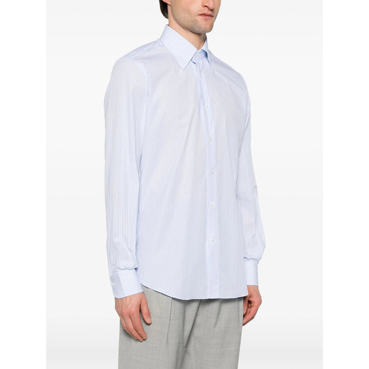 Mazzarelli Shirts - Blue, White | 4c6f542698e51da26a141161768570a8e38844d5