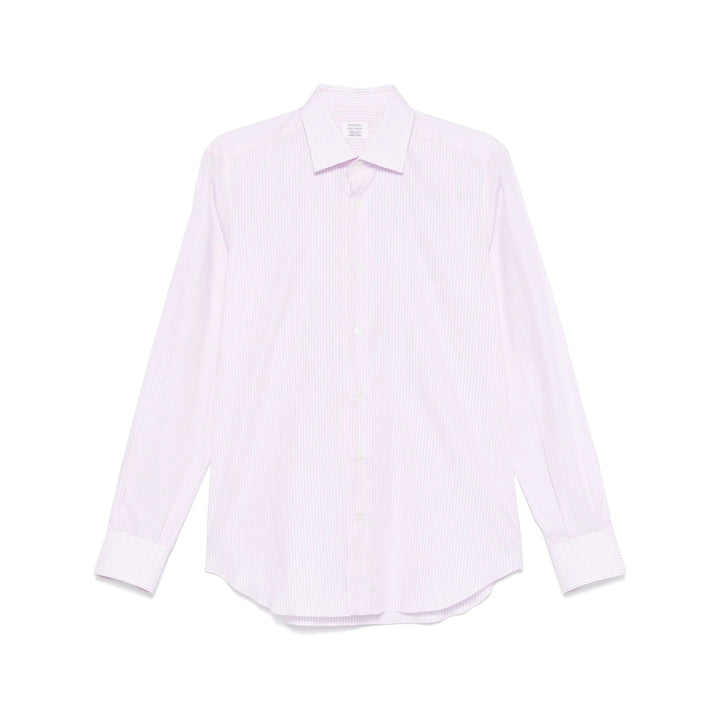 Mazzarelli Shirts - Pink, White | d5993060d7eca5b20df616eec3b85253d8d4d921