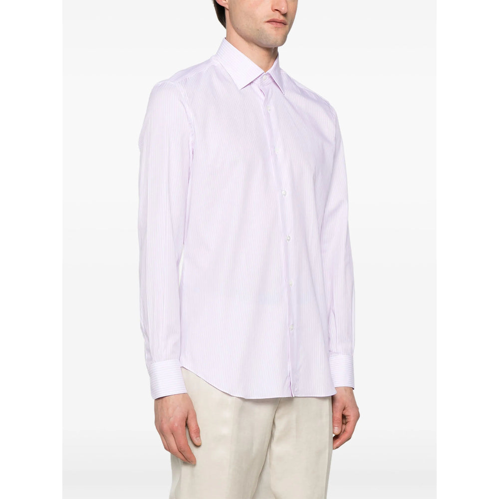 Mazzarelli Shirts - Pink, White | 087e96d7061a7ae681fbc28d7a8e0df715b92453