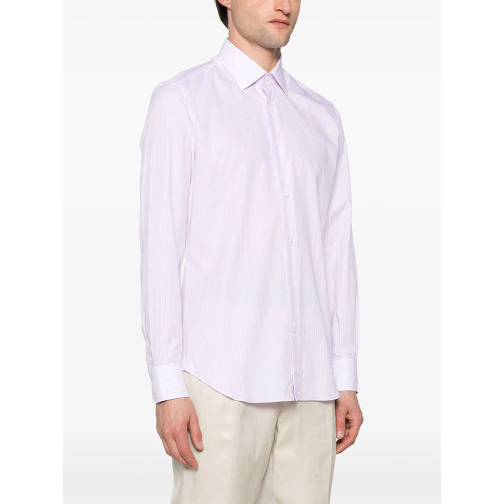 Mazzarelli Shirts - Pink, White | 087e96d7061a7ae681fbc28d7a8e0df715b92453