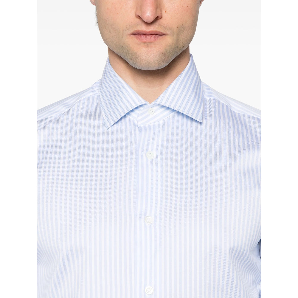 Mazzarelli Shirts - Blue, White | de271892253649bc742c88184074e68143f04a65