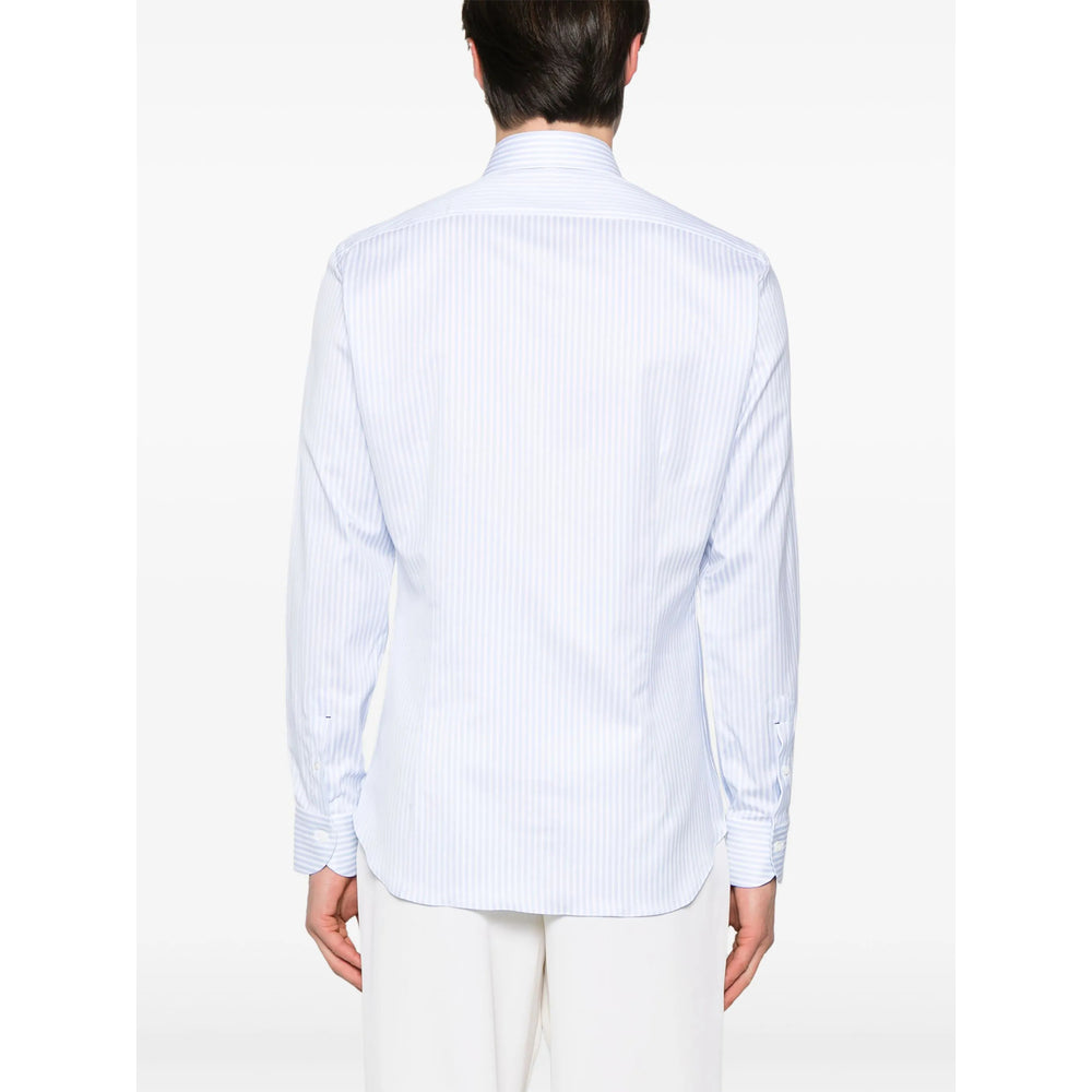 Mazzarelli Shirts - Blue, White | b0059bfa870b1ad5dfc4ae6e79c7bd649a673460