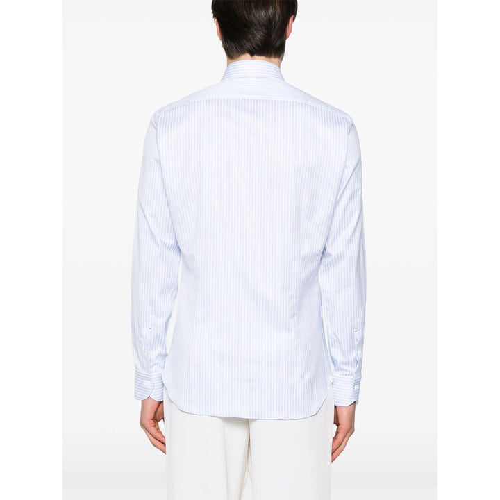 Mazzarelli Shirts - Blue, White | b0059bfa870b1ad5dfc4ae6e79c7bd649a673460