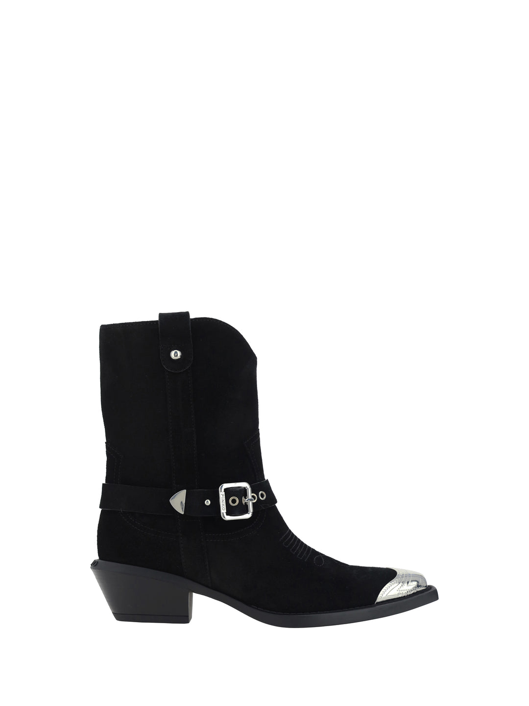 TEX 08 - ANKLE BOOT COW SUEDE BLACK