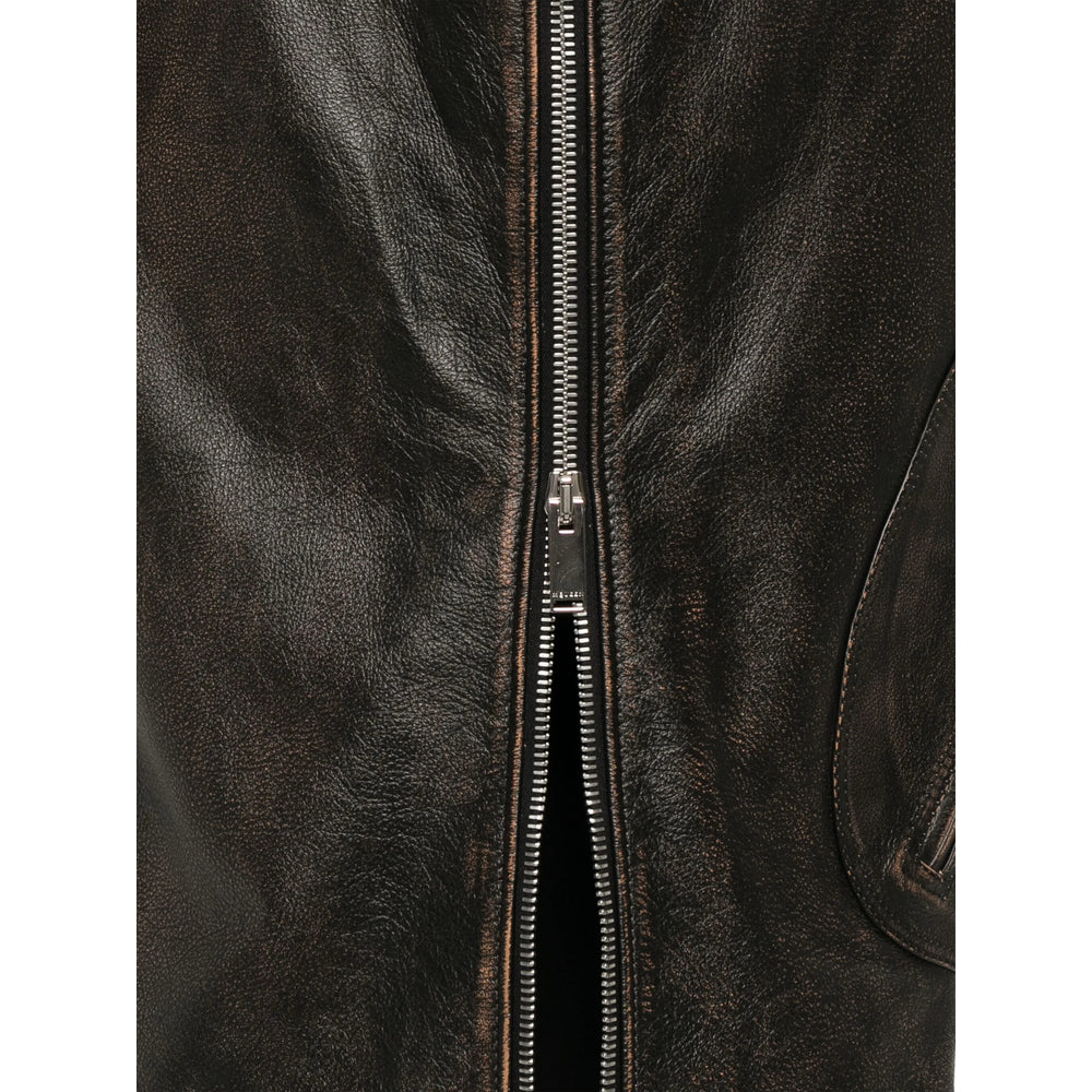 Alexander Mcqueen Leather Skirts - Brown, Black | d31b2e6455d4c4b705d582c1a9f9af48acef9ddd