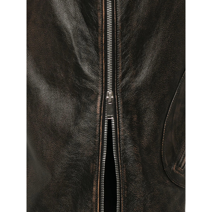 Alexander Mcqueen Leather Skirts - Brown, Black | d31b2e6455d4c4b705d582c1a9f9af48acef9ddd