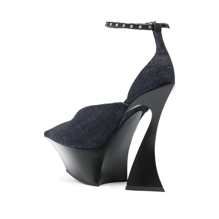 Mugler Shoes - Blue, Black | 4d3b2d2b3dcecccc0f9248a33a89d59799105647