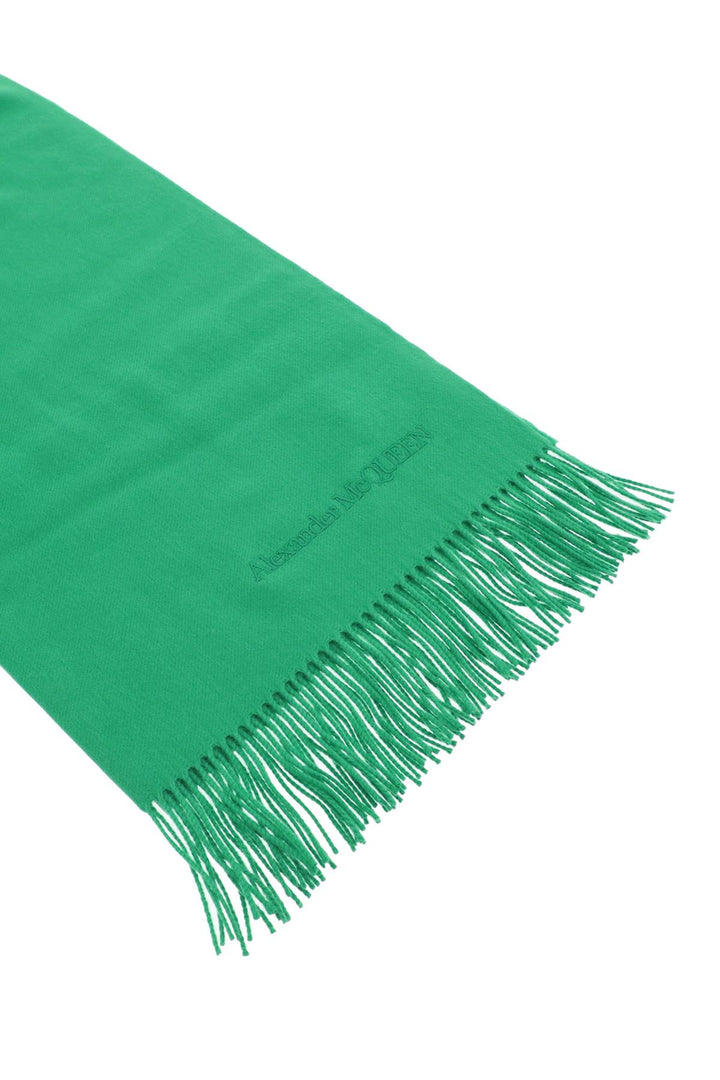 Cashmere Scarf With Embroidery