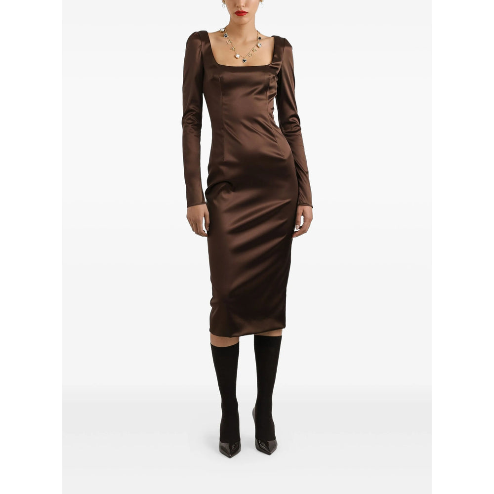 Dolce & Gabbana Dresses - Brown | d5a8ff7381985a1b4d0a4a546937c2d801b3377d