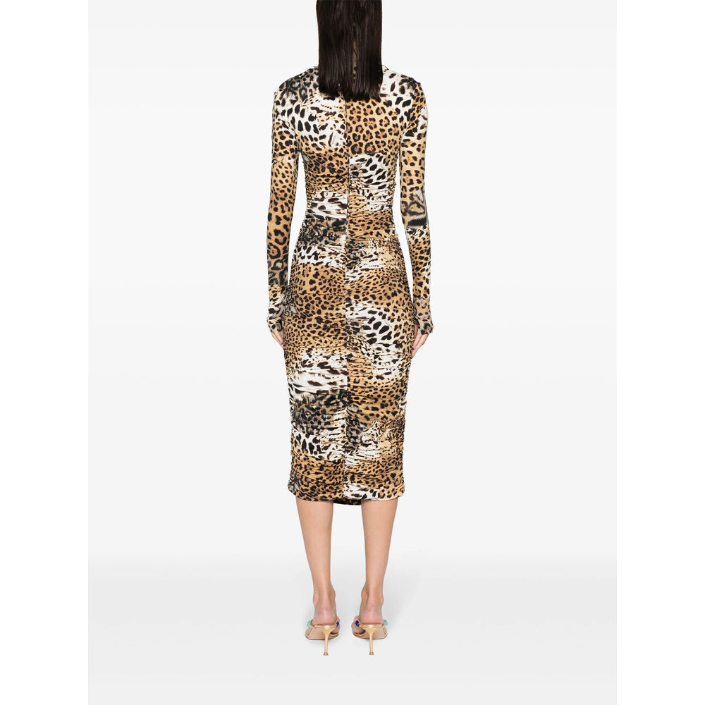 Roberto Cavalli Dresses - Neutral, Brown | 3539d834b70eb6f0f5d4c8e9cdd3cd3020f7964e