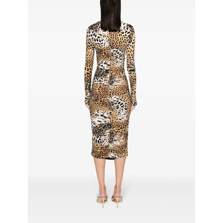 Roberto Cavalli Dresses - Neutral, Brown | 3539d834b70eb6f0f5d4c8e9cdd3cd3020f7964e