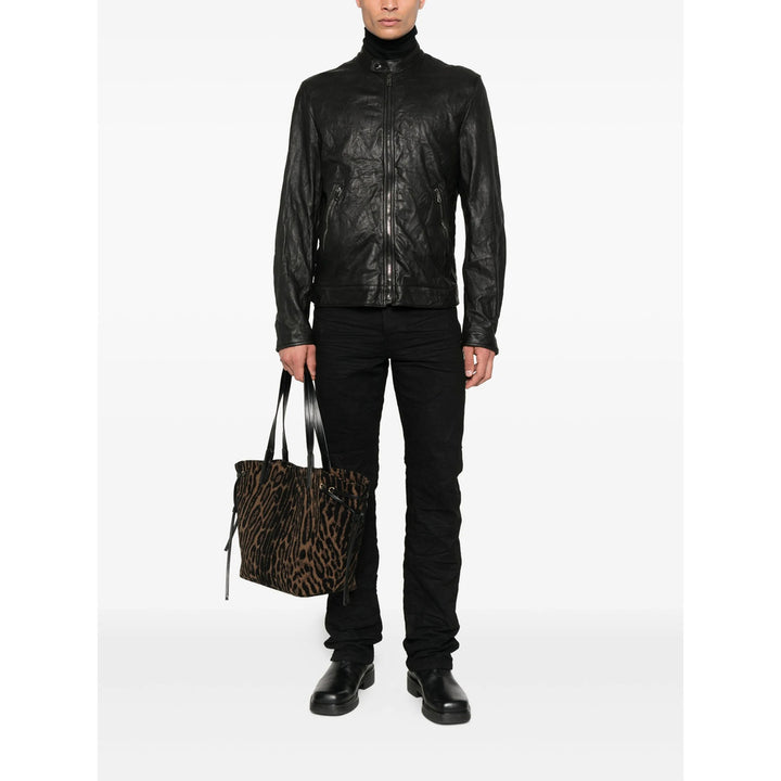 Dolce & Gabbana Leather Outerwears - Black | 353743555b5ae9c3e94ac266396cb0f30b77b6e8