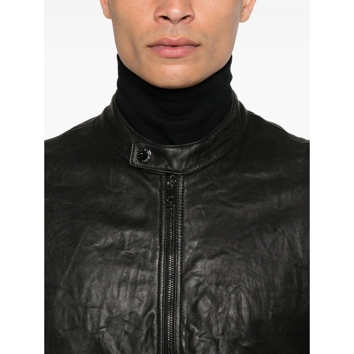 Dolce & Gabbana Leather Outerwears - Black | a16237dfe27678867126689124ff005b452e0ae9