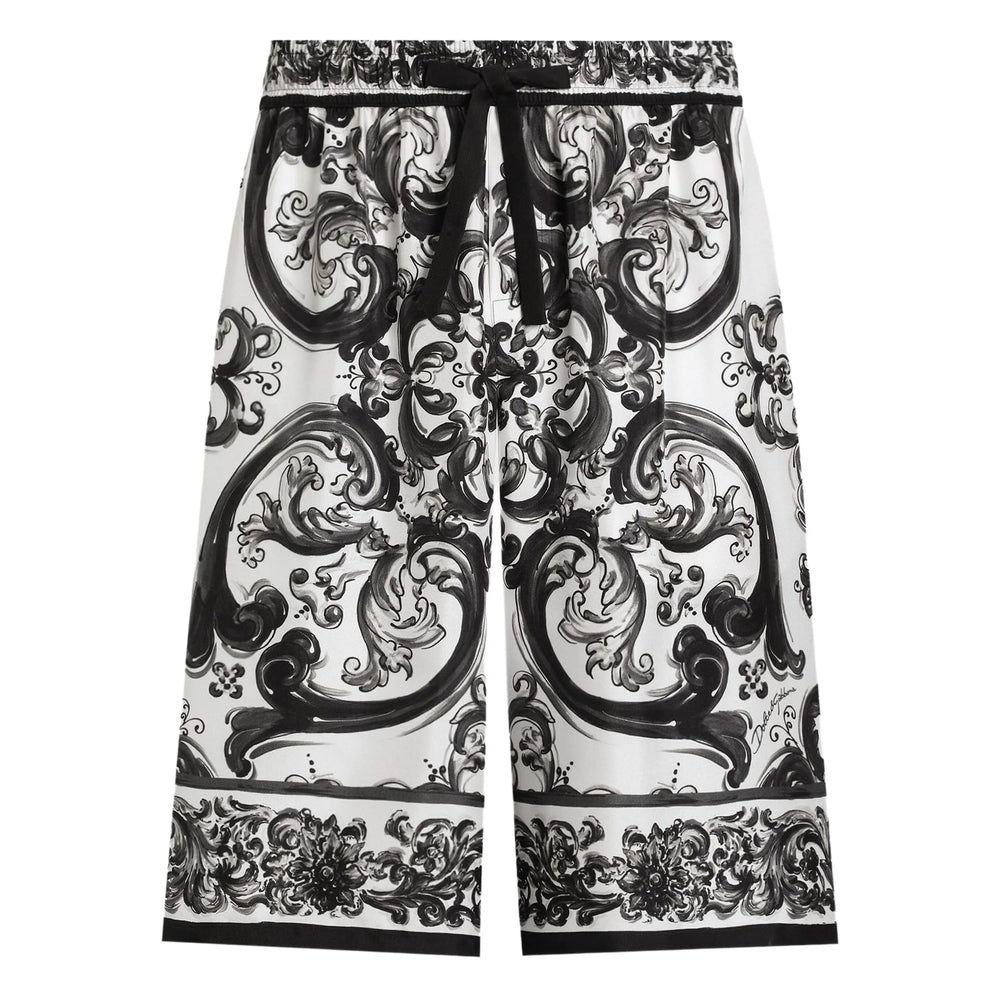 Dolce & Gabbana Pants - White, Black | 6136bf84de7480aed48f621500044b3feb093304