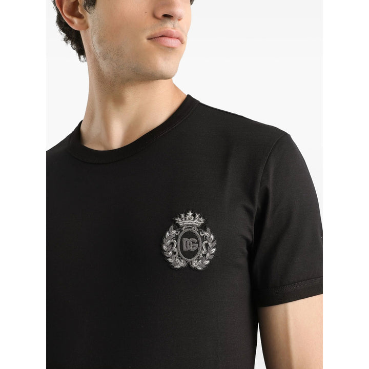 Dolce & Gabbana T Shirts - Black | 6065a7cb281de36164d6881104ce53da878e297a