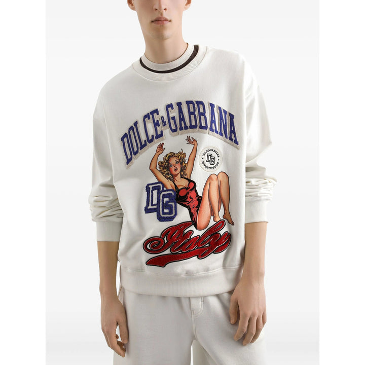 Dolce & Gabbana Sweatshirts - White | 07af4e4847e8f216bcc5f45bc99788ca00e2781c