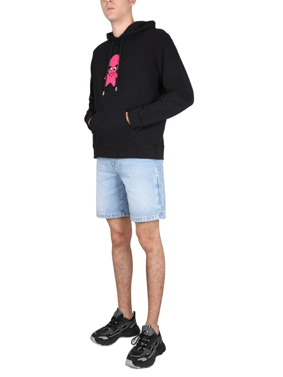GCDS Sweatshirts - Black | Wanan Luxury