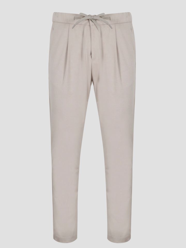 Suede effect resort trousers