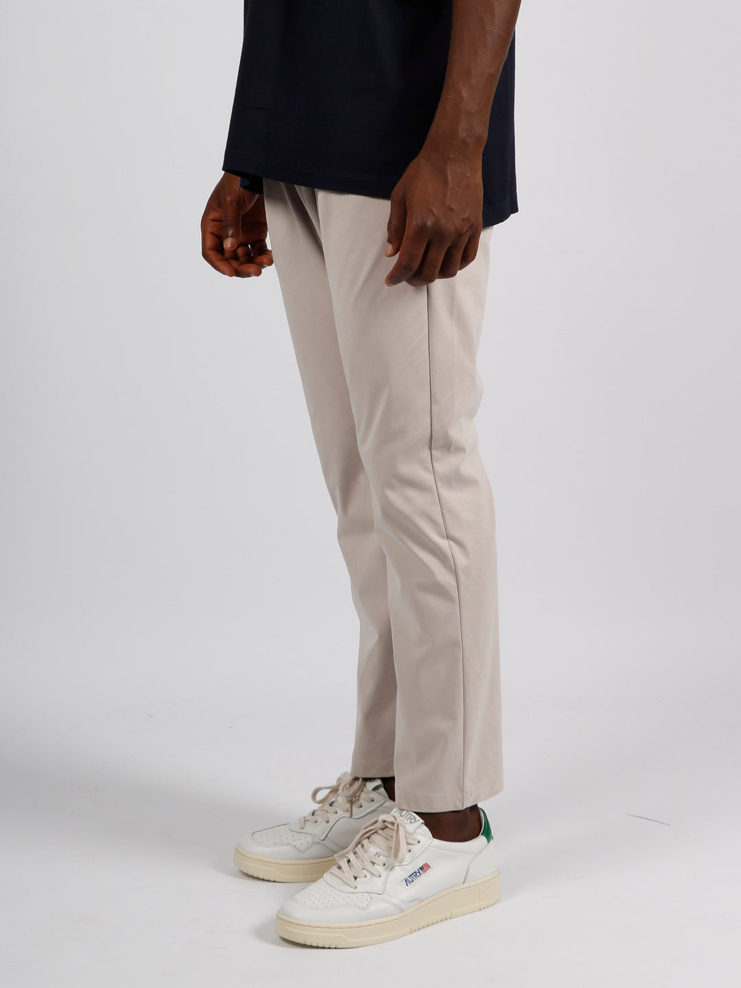 Suede effect resort trousers