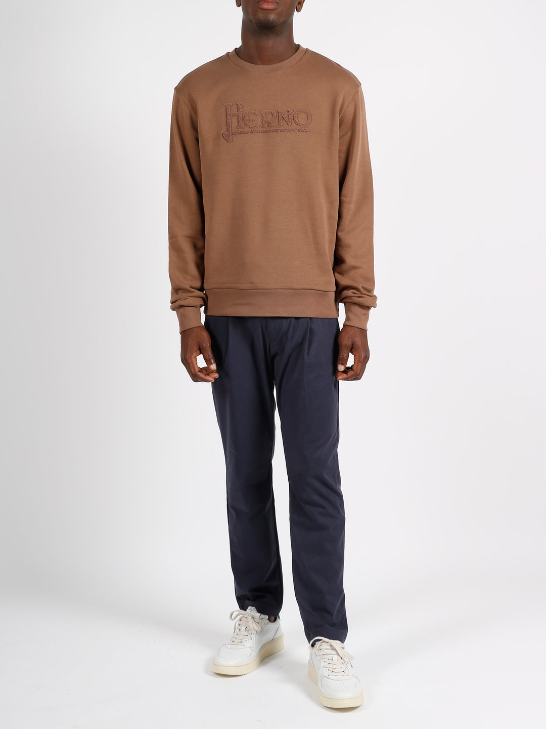 Suede effect resort trousers