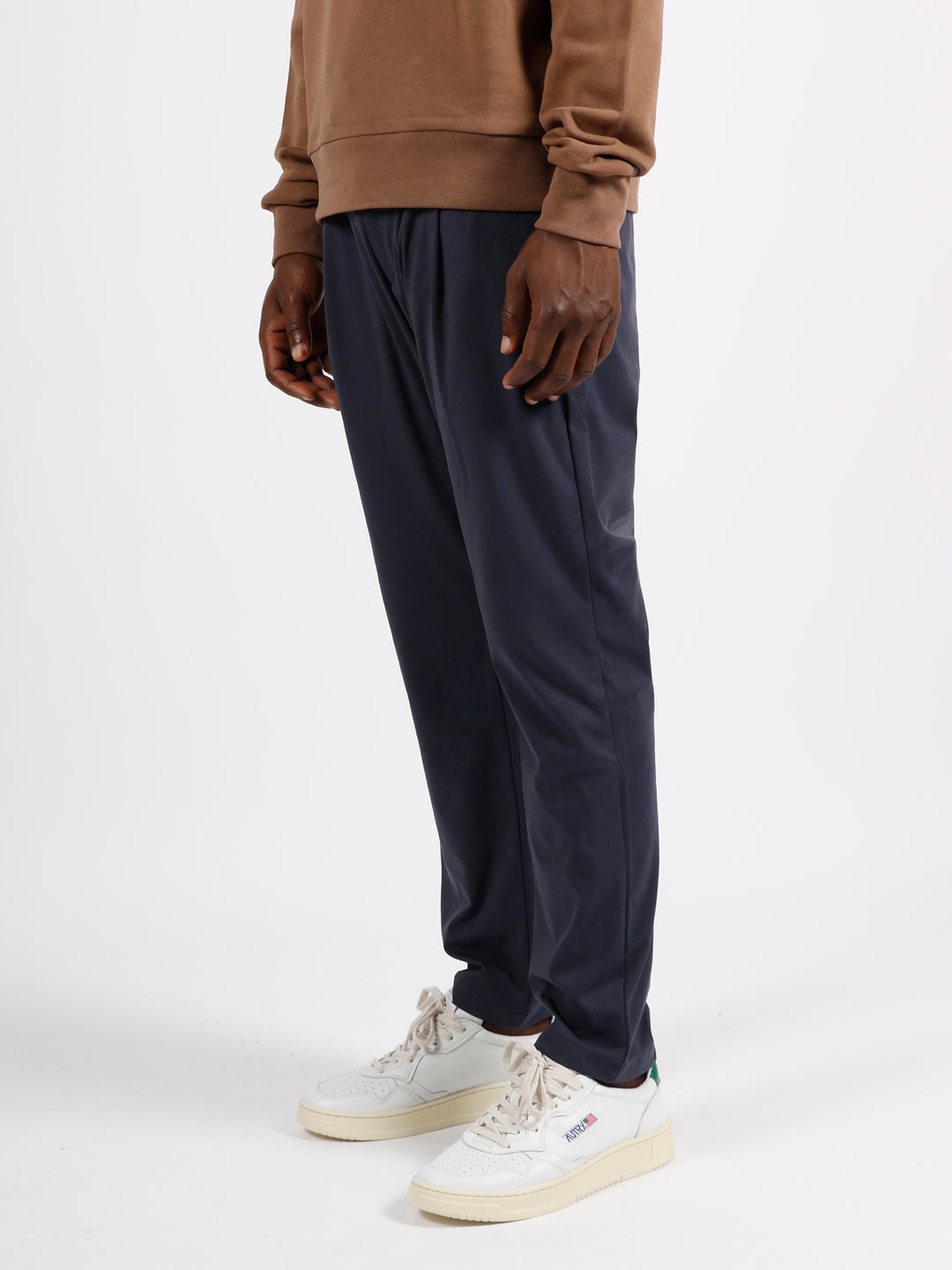 Suede effect resort trousers