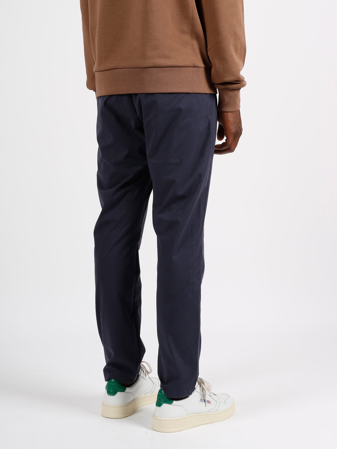 Suede effect resort trousers