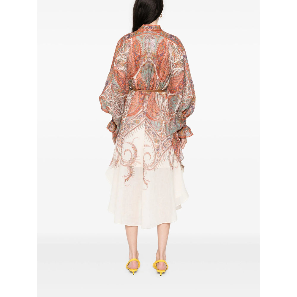 Zimmermann Dresses - Neutral, Red | 6c21809f1b88fed077c64503afca5ee9409afe9f