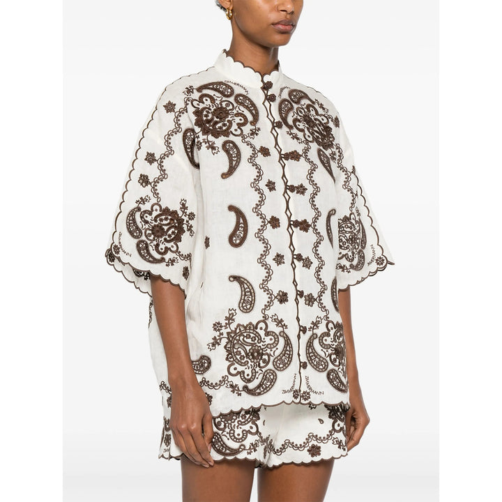 Zimmermann Shirts - Neutral, Brown | 2837cba880ad1fa566a27dc114b92b8e909da6d2