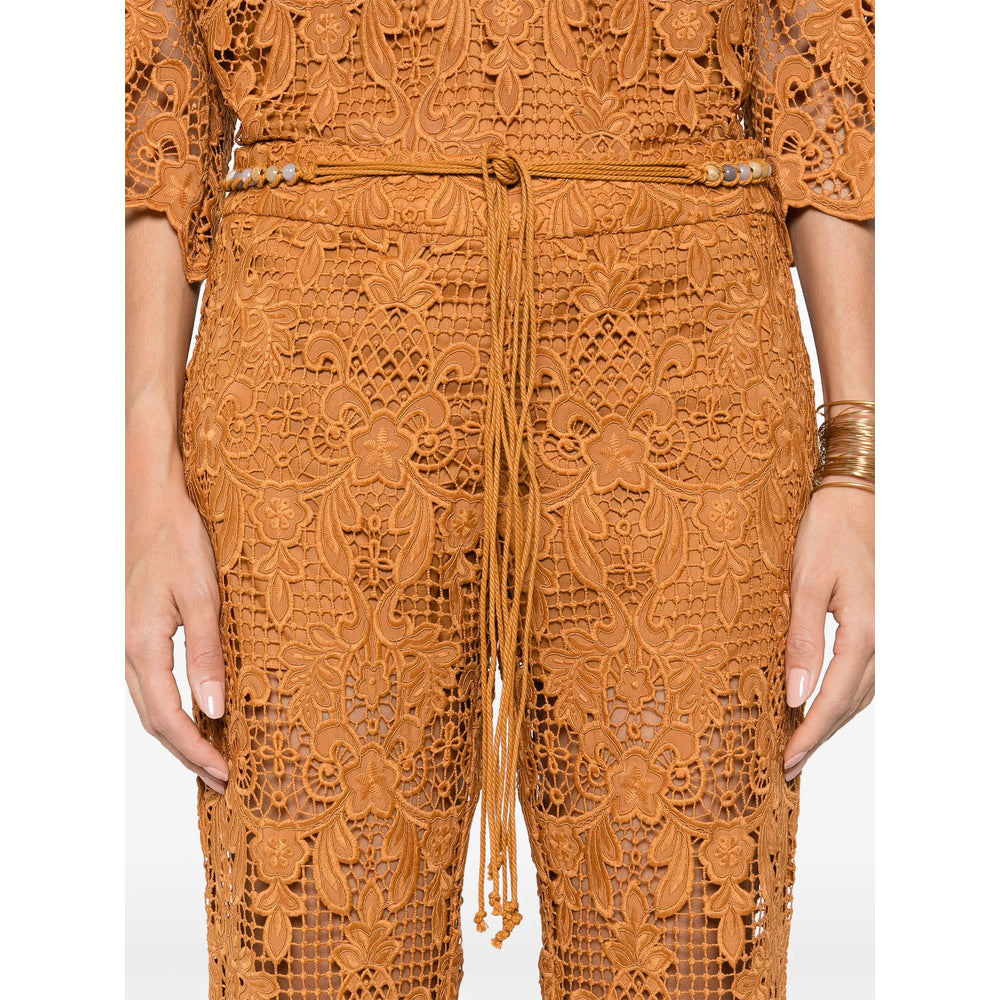 Zimmermann Pants - Brown | 9118676f0540d35c2eeae50986a997bbce6a8699