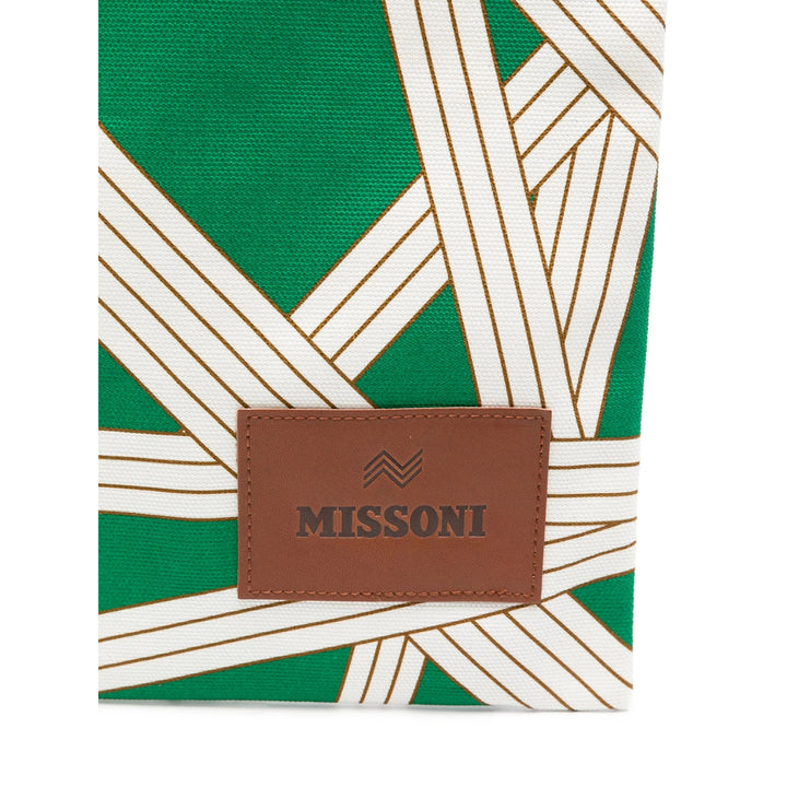 Missoni Home Bags - White, Green | 235f49b51fd8fcf50796dfc4e5e68603d828eb89