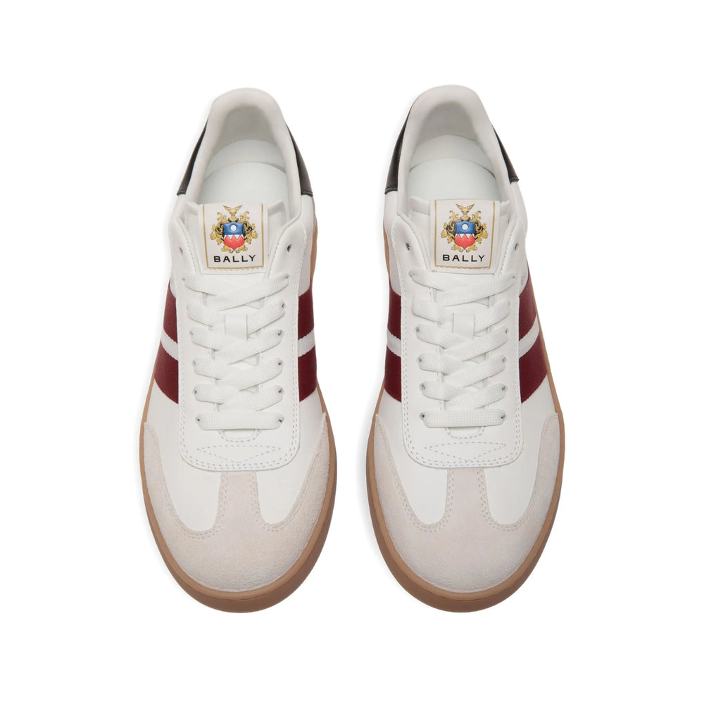Bally Sneakers - White, Red | 6f85e483df3532ed3d82ce2947c7f5b2931a3f05
