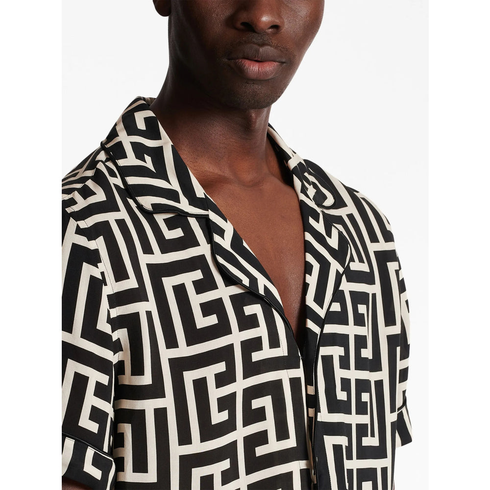 Balmain Shirts - Black, Neutral | 273fc693ef471e3041b03a2b1855e12eafc271aa