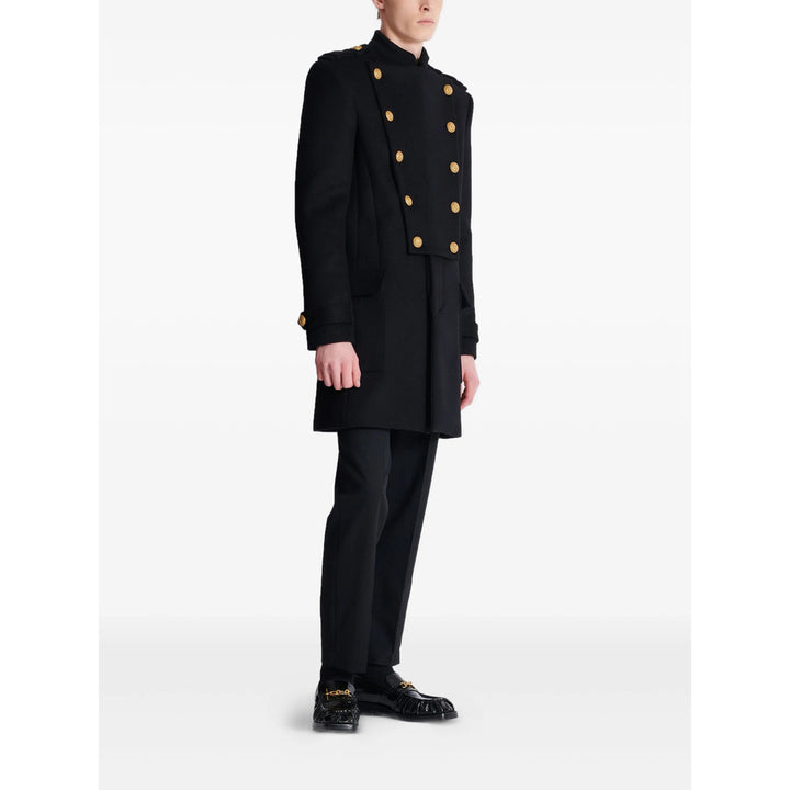 Balmain Coats - Black | 9c2248dc8c8e9900f0d4f298914dc5249e9de282