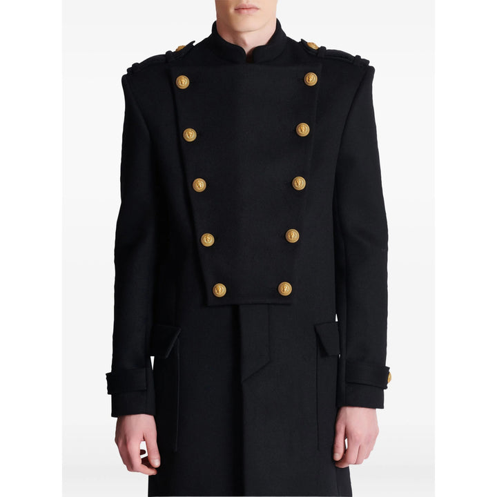 Balmain Coats - Black | 23b2f4c8f4b9556049df8baaa34c0e42ecda6314