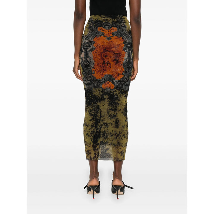 Jean Paul Gaultier Skirts - Orange/Green | 30f761c614fb98081170959a4b6a515d47d40750
