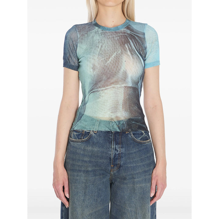 Jean Paul Gaultier Tops - Blue, Gray | 5717fdf89aea6d43837f54cfdb40289906cd1e48