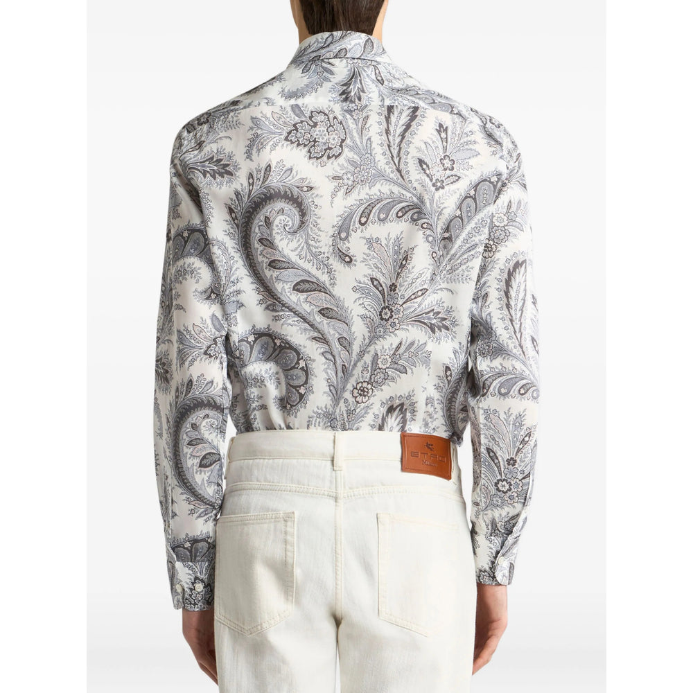 Etro Shirts - Gray, White | 95f3efd0d5c1c1534bd764571ba98b9403ccd90b